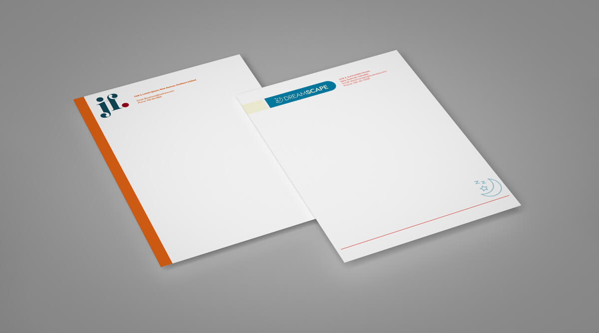 Long Run Letterheads Printed One Side